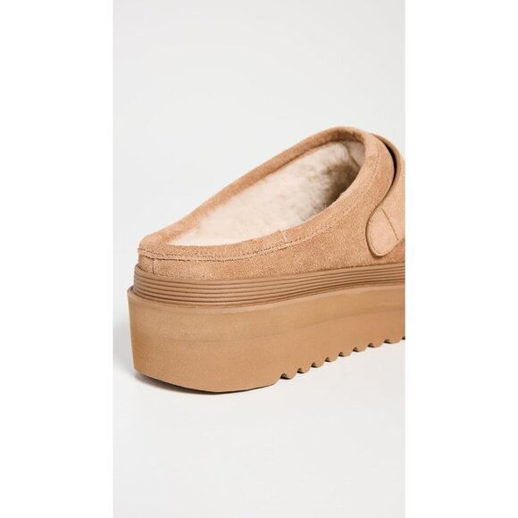Women's Mellow Shearling Platform Mules - Picture 4 of 5